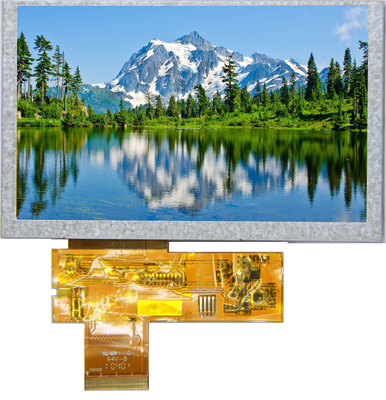 TFTが450匹のNitが付いているLCD表示モジュールを着色する5.0インチ800x480の点は写真フレームのためにバックライトを当てる